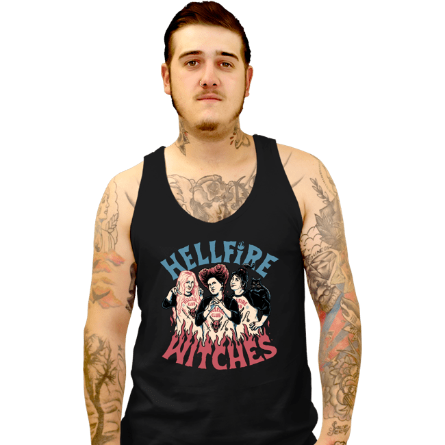Secret_Shirts Tank Top, Unisex / Small / Black Hellfire Witches