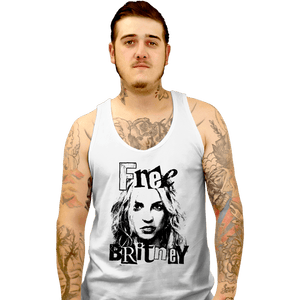 Secret_Shirts Tank Top, Unisex / Small / White Free Britney White