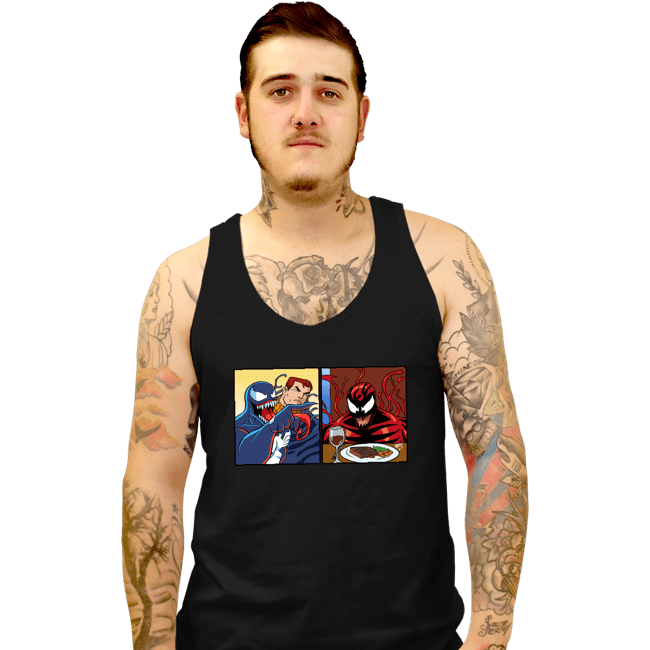 Shirts Tank Top, Unisex / Small / Black Symbiotes Yelling
