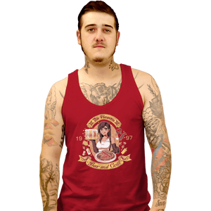 Shirts Tank Top, Unisex / Small / Red 7th Heaven Bar And Grill