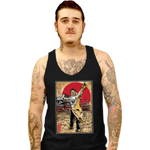 Daily_Deal_Shirts Tank Top, Unisex / Small / Black Leatherface In Japan