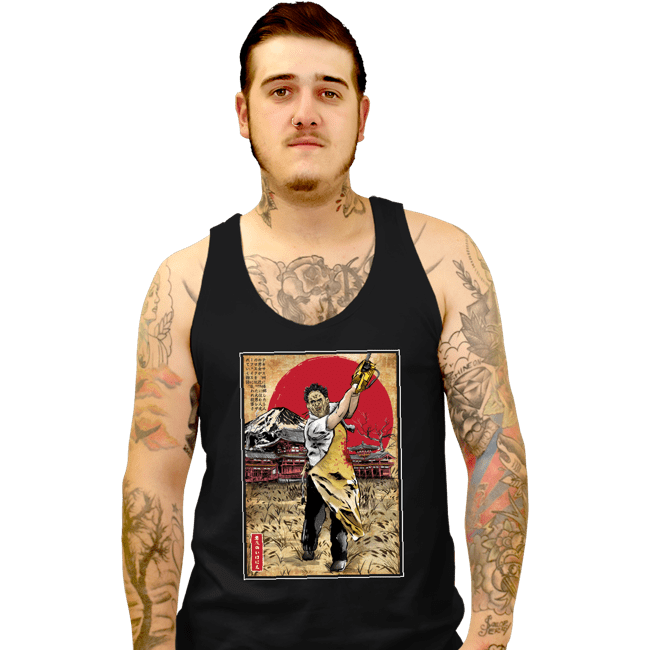 Daily_Deal_Shirts Tank Top, Unisex / Small / Black Leatherface In Japan