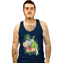 Load image into Gallery viewer, Shirts Tank Top, Unisex / Small / Navy Do You Love Me

