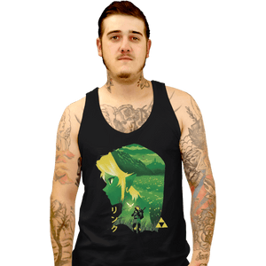 Shirts Tank Top, Unisex / Small / Black Hyrule Hero