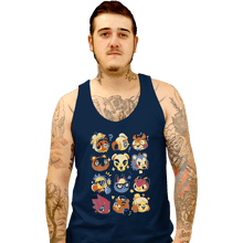 Load image into Gallery viewer, Shirts Tank Top, Unisex / Small / Navy Island Faces
