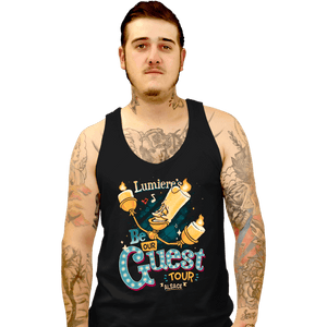 Daily_Deal_Shirts Tank Top, Unisex / Small / Black Be Our Guest Tour
