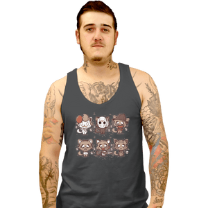 Shirts Tank Top, Unisex / Small / Charcoal Kawaii Killers