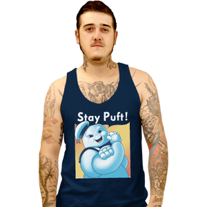 Shirts Fitted Shirts, Woman / Small / Navy Stay Puft!