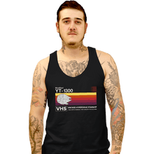 Load image into Gallery viewer, Daily_Deal_Shirts Tank Top, Unisex / Small / Black Vintage Hyperdrive Starship
