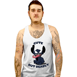 Daily_Deal_Shirts Tank Top, Unisex / Small / White Cute But Deadly