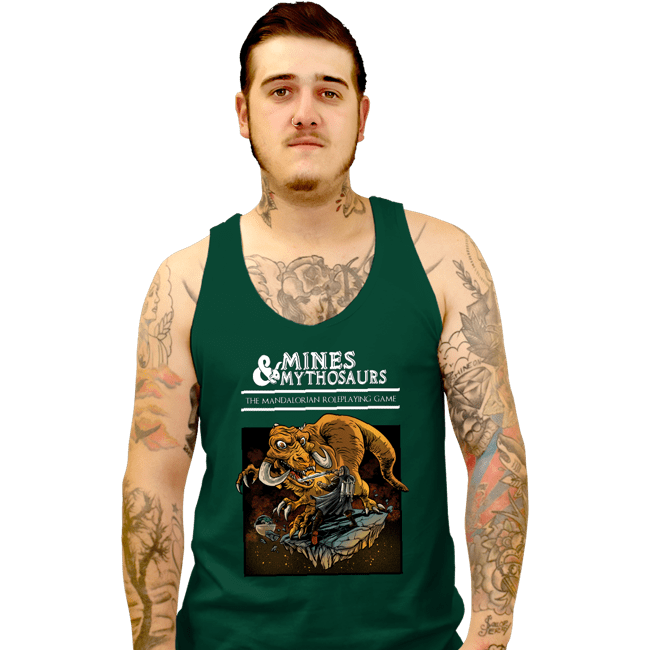 Secret_Shirts Tank Top, Unisex / Small / Black Mines And Mithosaurs