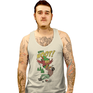 Secret_Shirts Tank Top, Unisex / Small / White Give A Hoot