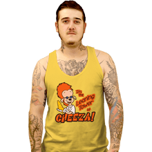 Load image into Gallery viewer, Shirts Tank Top, Unisex / Small / Gold Leaning Power Of Cheeza
