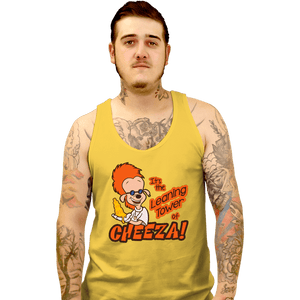 Shirts Tank Top, Unisex / Small / Gold Leaning Power Of Cheeza