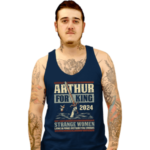 Daily_Deal_Shirts Tank Top, Unisex / Small / Navy Strange Women 2024