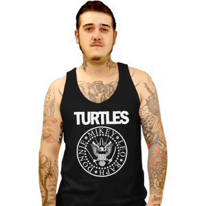 Shirts Tank Top, Unisex / Small / Black Turtles