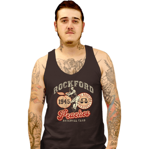 Daily_Deal_Shirts Tank Top, Unisex / Small / Black Rockford Peaches