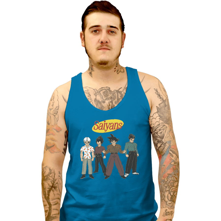 Shirts Tank Top, Unisex / Small / Sapphire Saiyanfield