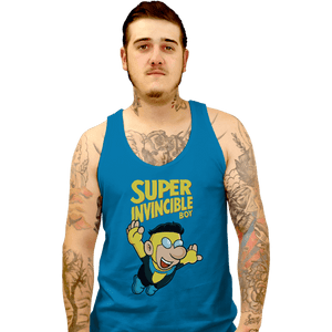 Secret_Shirts Tank Top, Unisex / Small / Sapphire Super Invicible Boy