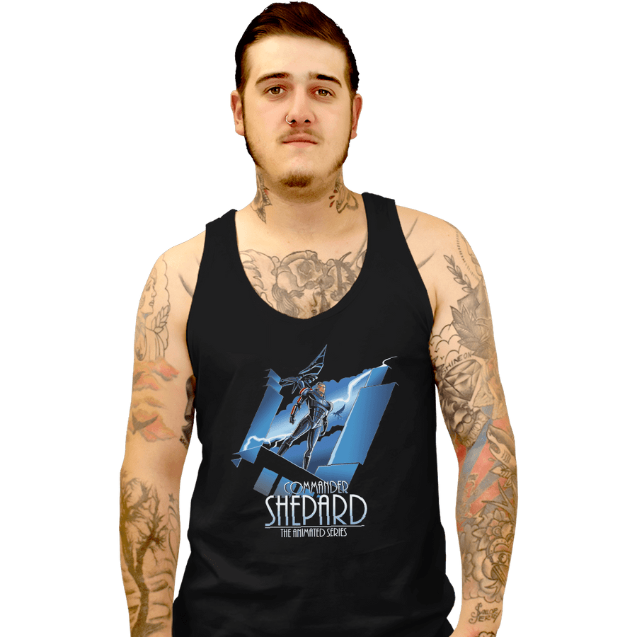 Shirts Tank Top, Unisex / Small / Black Shepard