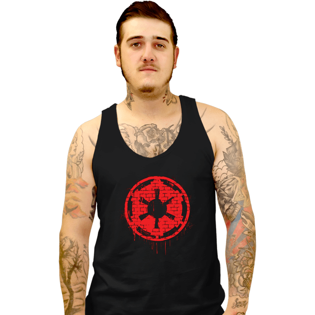 Shirts Tank Top, Unisex / Small / Black Imperial Spray
