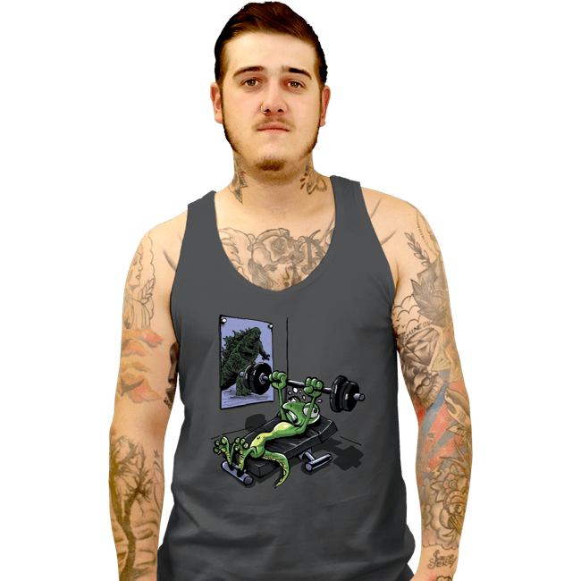 Secret_Shirts Tank Top, Unisex / Small / Charcoal Training For Kaiju
