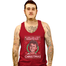 Load image into Gallery viewer, Shirts Tank Top, Unisex / Small / Red Righteous Christmas

