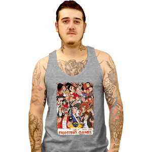 Daily_Deal_Shirts Tank Top, Unisex / Small / Sports Grey SNK Fight