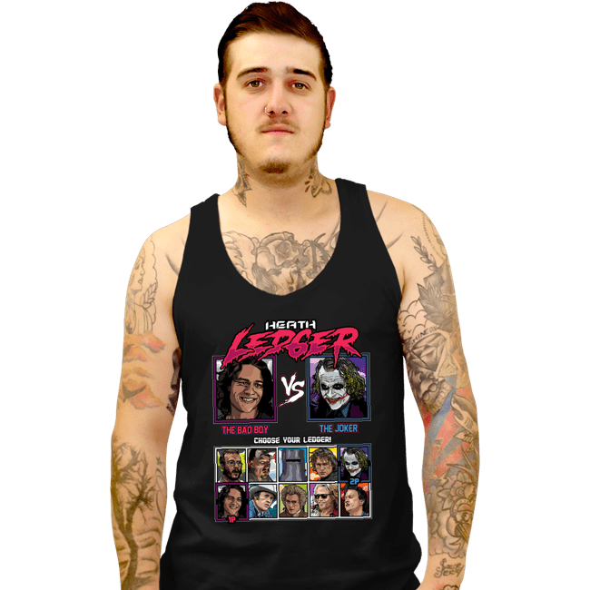 Daily_Deal_Shirts Tank Top, Unisex / Small / Black Ledger Fighter