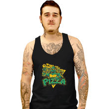 Load image into Gallery viewer, Shirts Tank Top, Unisex / Small / Black Pizza Time
