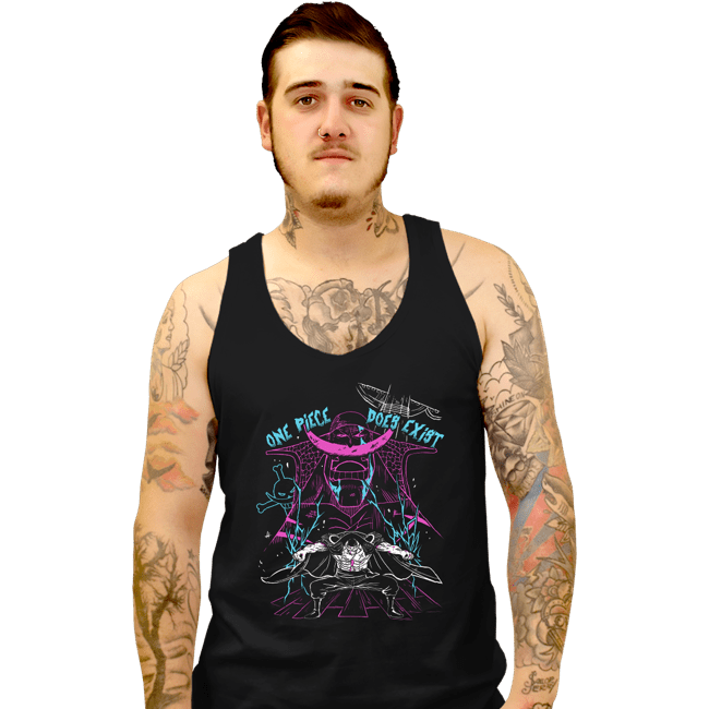 Secret_Shirts Tank Top, Unisex / Small / Black White Beard