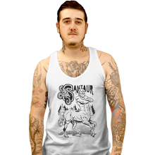 Load image into Gallery viewer, Shirts Tank Top, Unisex / Small / White Santaur
