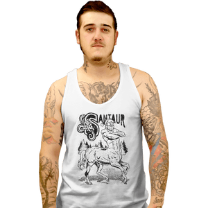 Shirts Tank Top, Unisex / Small / White Santaur