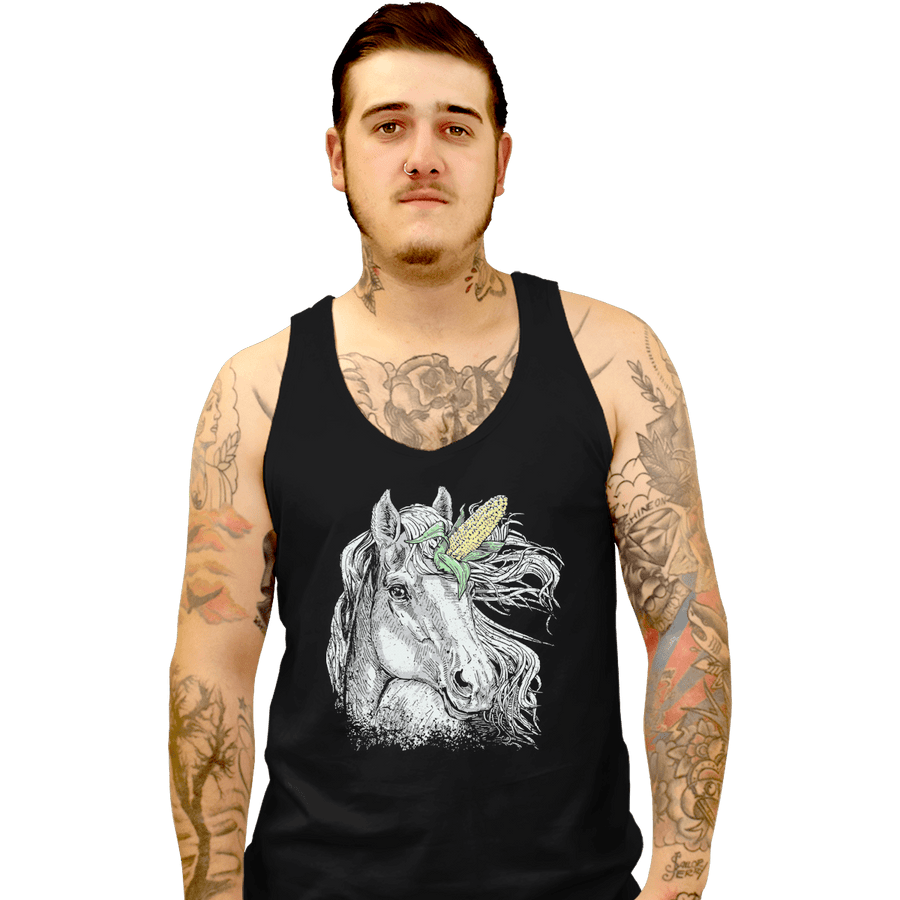 Shirts Tank Top, Unisex / Small / Black UniCORN