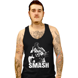 Shirts Tank Top, Unisex / Small / Black SMASH