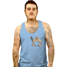 Load image into Gallery viewer, Shirts Tank Top, Unisex / Small / Powder Blue Baby Pocket
