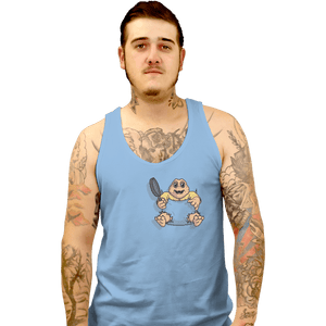 Shirts Tank Top, Unisex / Small / Powder Blue Baby Pocket