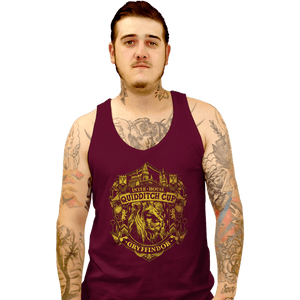Sold_Out_Shirts Tank Top, Unisex / Small / Maroon Team Gryffindor