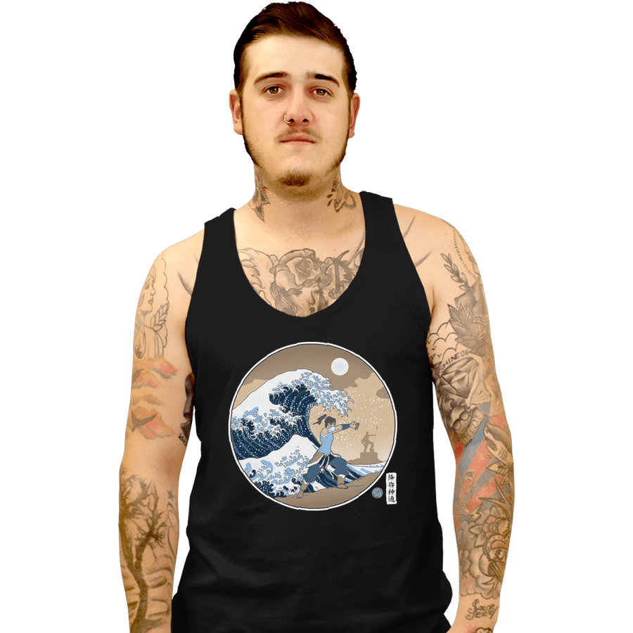 Shirts Tank Top, Unisex / Small / Black The Great Wave Of Republic City