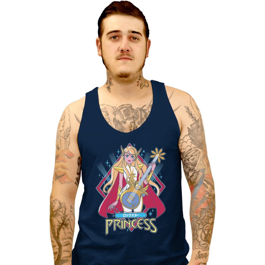 Shirts Tank Top, Unisex / Small / Navy Etherian Rockstar