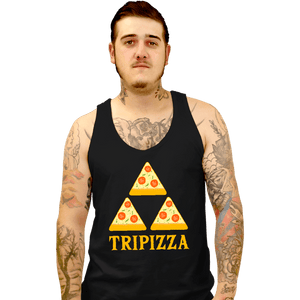 Shirts Tank Top, Unisex / Small / Black TriPizza