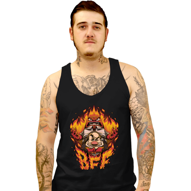 Daily_Deal_Shirts Tank Top, Unisex / Small / Black Angry Friends