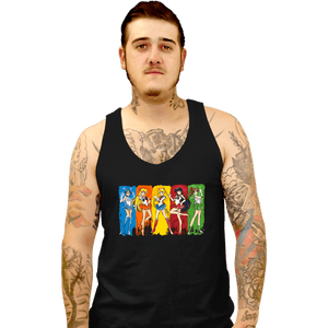 Daily_Deal_Shirts Tank Top, Unisex / Small / Black The Sailor Scouts