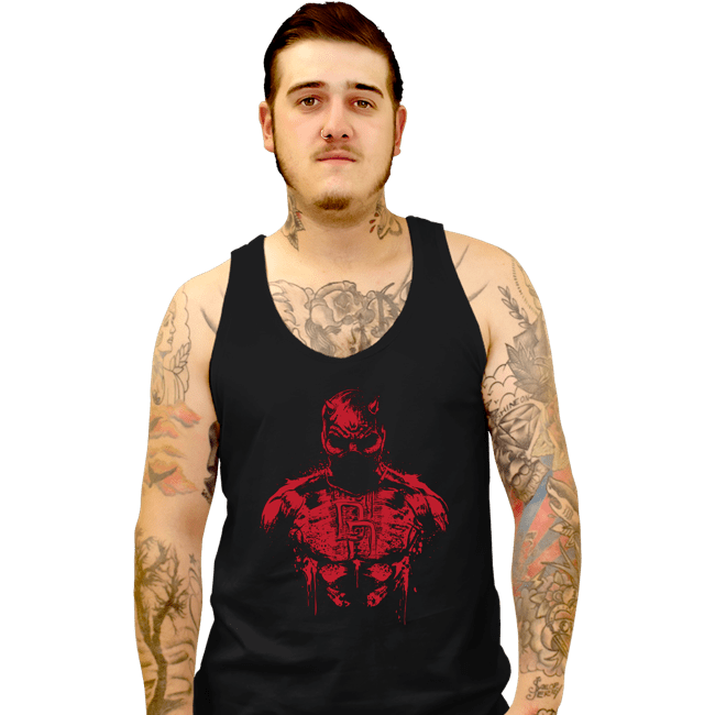 Shirts Tank Top, Unisex / Small / Black The Man Without Fear