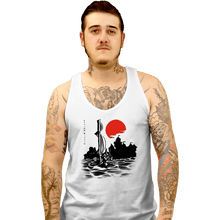 Load image into Gallery viewer, Shirts Tank Top, Unisex / Small / White Red Sun Hero
