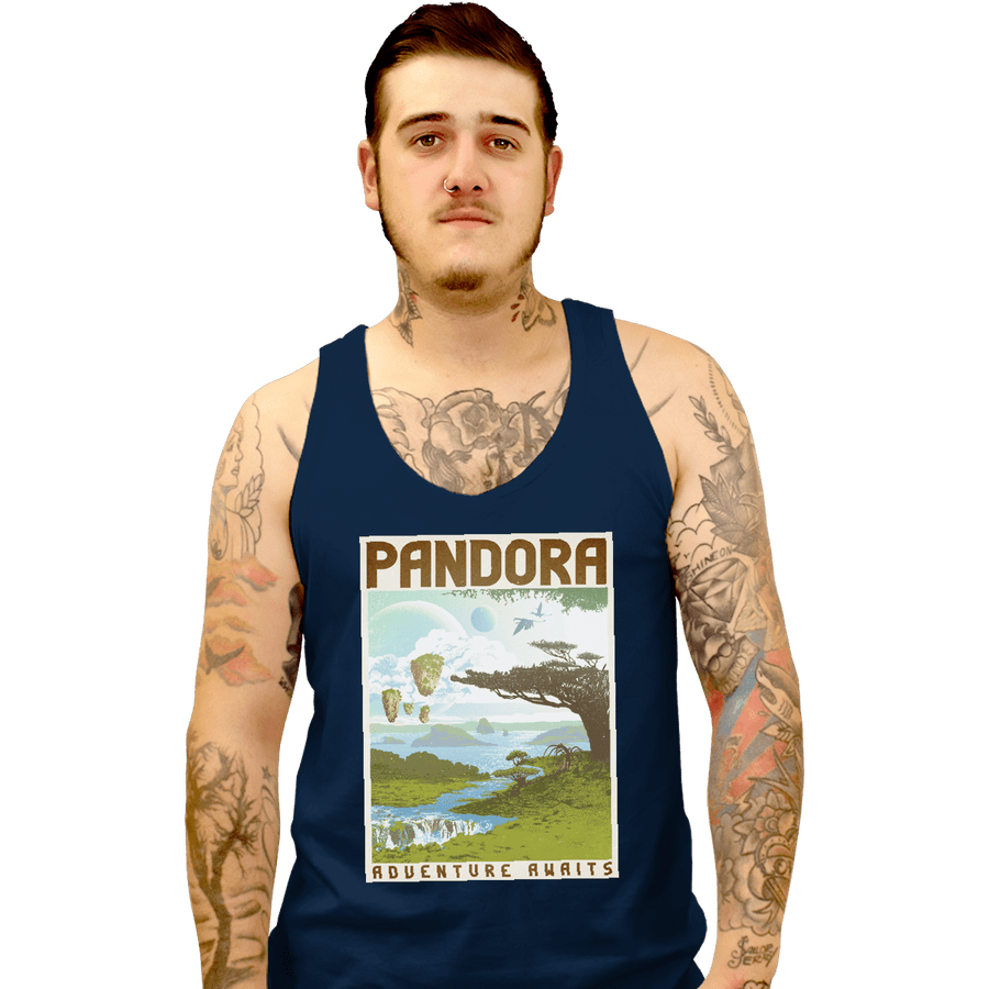 Shirts Tank Top, Unisex / Small / Navy Visit Pandora
