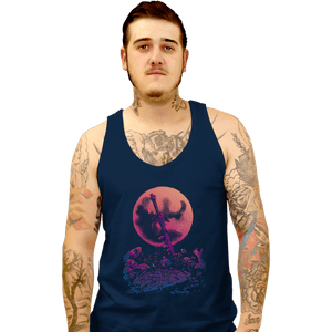 Daily_Deal_Shirts Tank Top, Unisex / Small / Navy Heroes Never Die