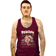 Load image into Gallery viewer, Daily_Deal_Shirts Tank Top, Unisex / Small / Maroon Peaches Peaches Peaches
