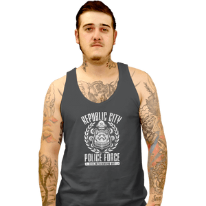 Shirts Tank Top, Unisex / Small / Charcoal Metal Is Enduring