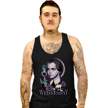 Load image into Gallery viewer, Shirts Tank Top, Unisex / Small / Black Wednesday Addams
